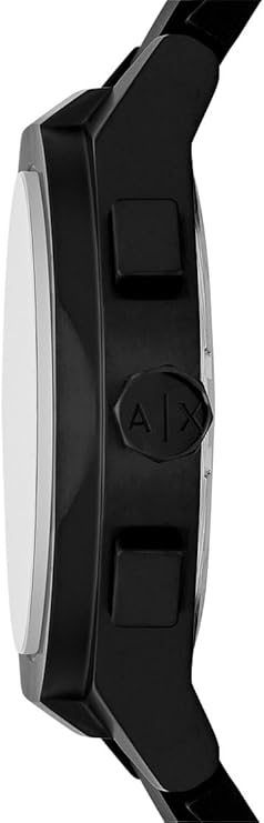 Armani Exchange Watch for Men, Chronograph Movement and 46mm Case Size with Stainless Steel, Leather or Silicone Strap