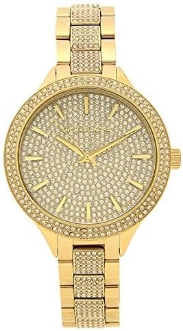Michael Kors Crystal Gold Tone Stainless Steel Ladies Watch MK3632