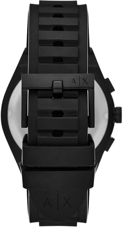 Armani Exchange Watch for Men, Chronograph Movement and 46mm Case Size with Stainless Steel, Leather or Silicone Strap
