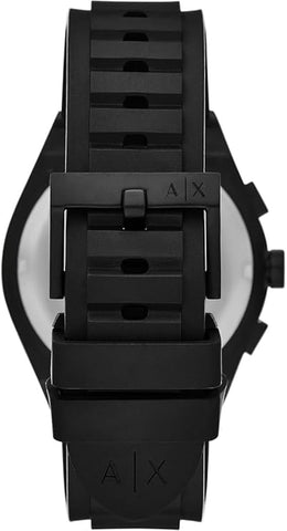 Armani Exchange Watch for Men, Chronograph Movement and 46mm Case Size with Stainless Steel, Leather or Silicone Strap