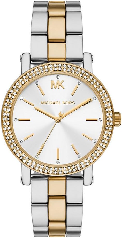 Michael Kors Corey Bi-Metal Crystal Quartz Ladies Watch