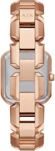 Armani Exchange Watch for Women, Quartz Movement and 27mm Case Size with Stainless Steel, Leather or Silicone Strap