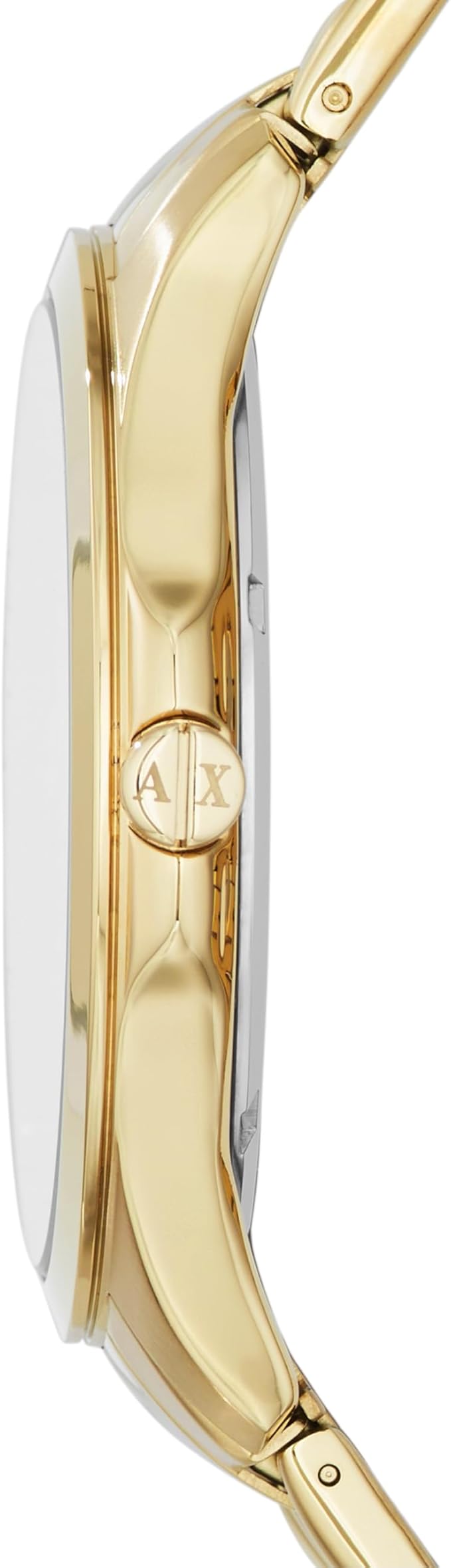 Armani Exchange Men's Stainless Steel Watch, Color: Gold (Model: AX2145)