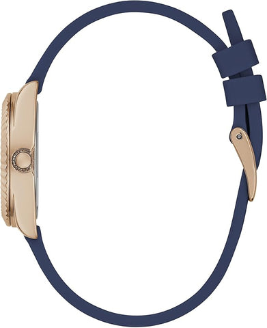 Guess Womens Rose Gold Tone Analog Watch Box Set GW0692L2