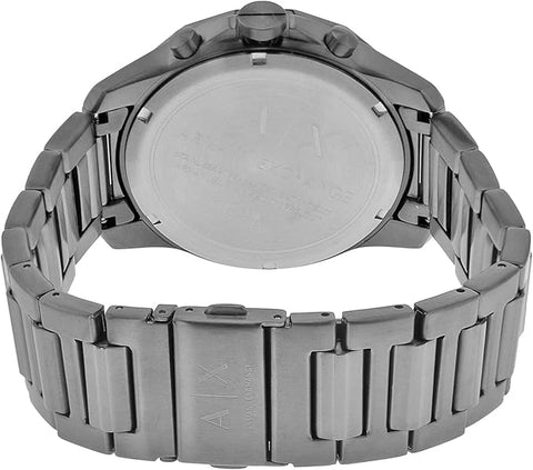 Armani Exchange - Chronograph Dress Watch for Men with Stainless Steel, Silicone or Leather Band - Gray