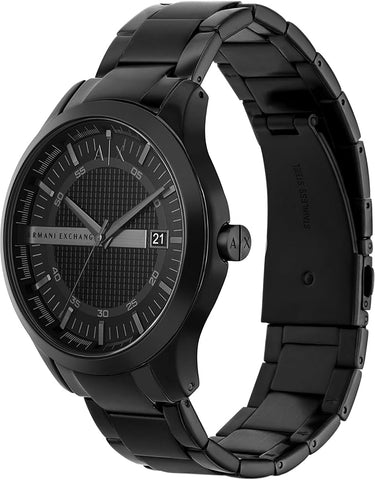 Armani Exchange Men's Black Stainless Steel Watch (Model: AX2104)