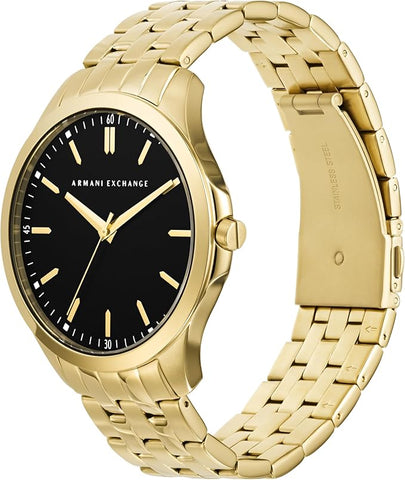 Armani Exchange Men's Stainless Steel Watch, Color: Gold (Model: AX2145)