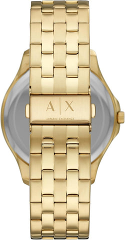 Armani Exchange Men's Stainless Steel Watch, Color: Gold (Model: AX2145)