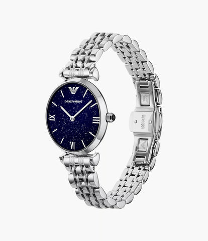 Emporio Armani - Women's Two-Hand Stainless Steel Watch