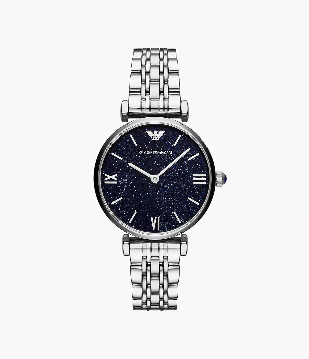 Emporio Armani - Women's Two-Hand Stainless Steel Watch