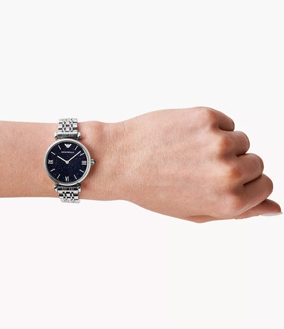 Emporio Armani - Women's Two-Hand Stainless Steel Watch