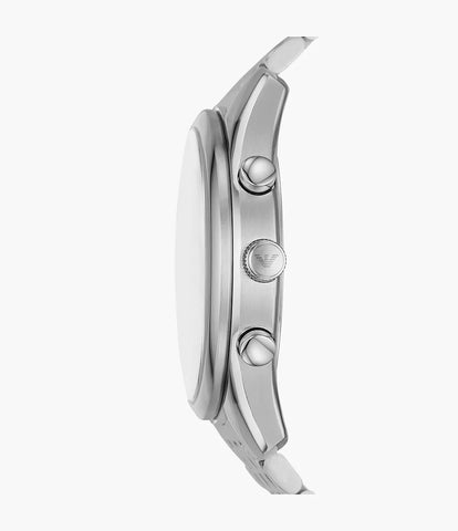 Emporio Armani Chronograph Stainless Steel Watch - Silver
