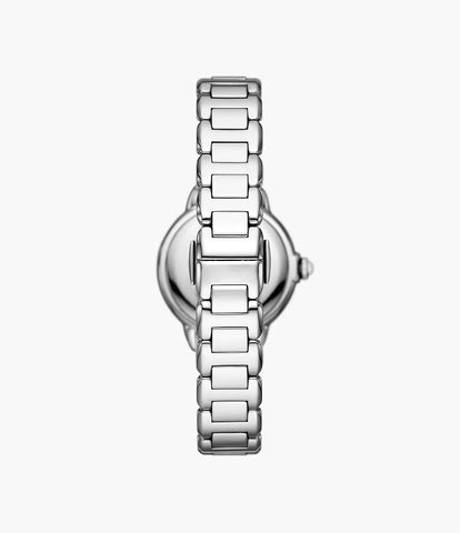 Emporio Armani Three-Hand Stainless Steel Watch - Silver