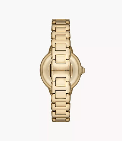 Emporio Armani Three-Hand Gold-Tone Stainless Steel Watch - Gold