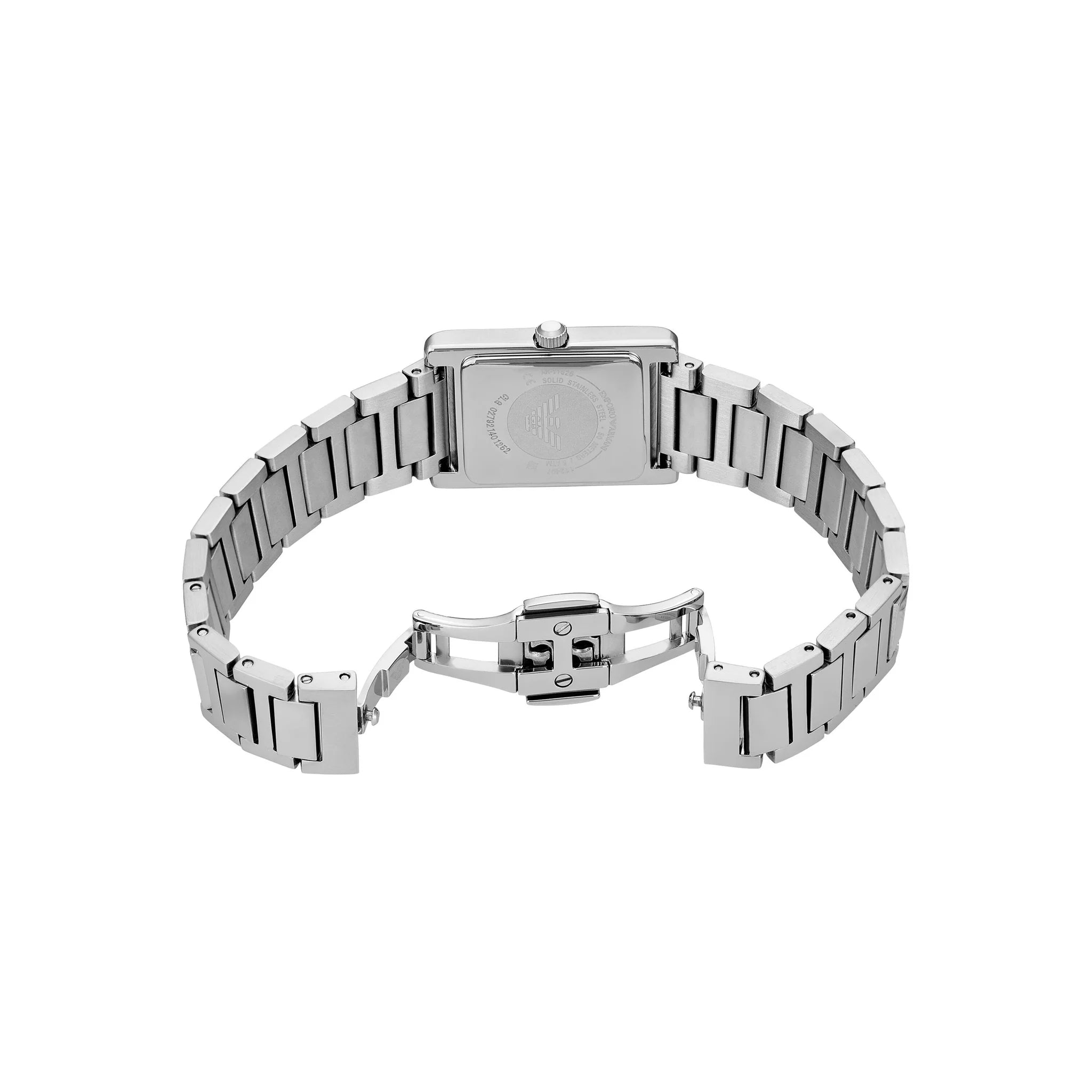 Emporio Armani Silver Tone Analogue Watch AR11625