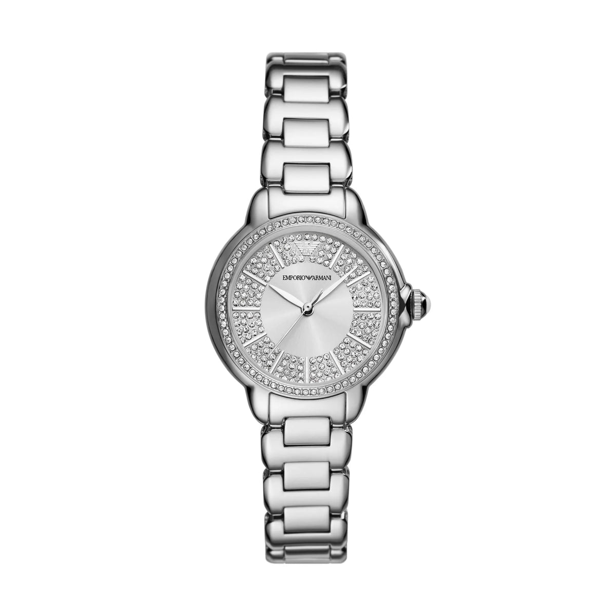 Emporio Armani Silver Tone Analogue Watch AR11632