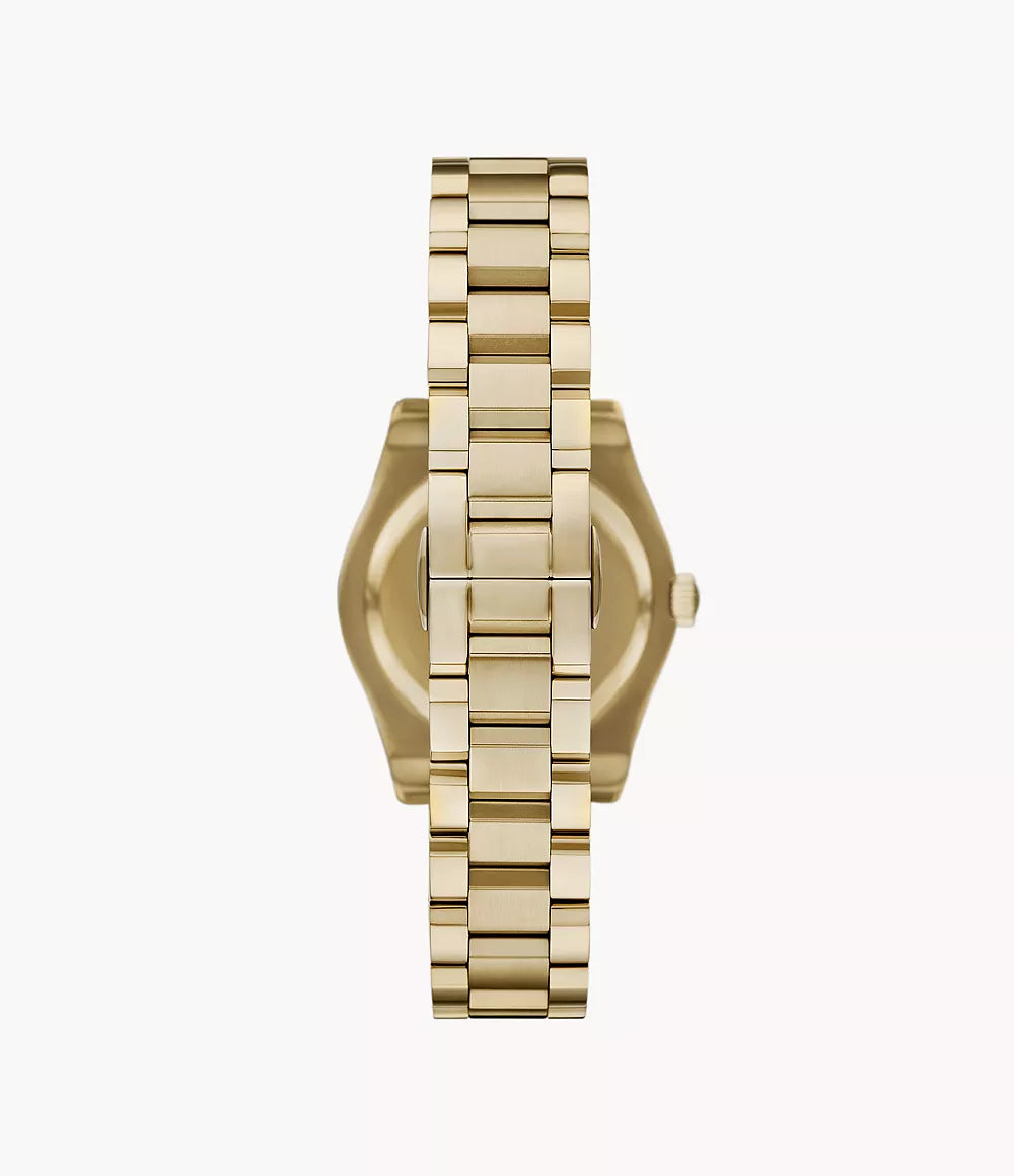 Emporio Armani Three-Hand Date Gold-Tone Stainless Steel Watch - Gold
