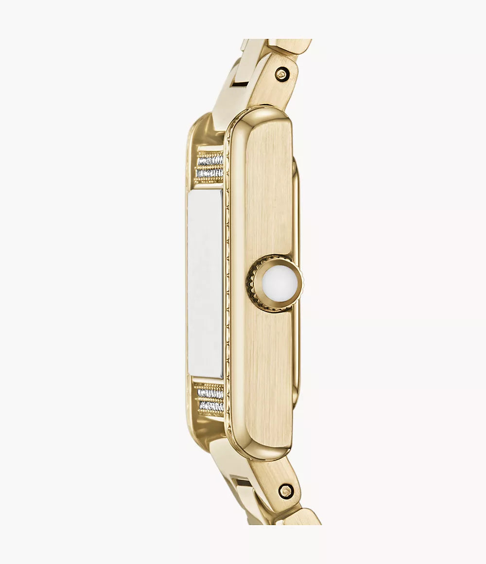 Emporio Armani Two-Hand Gold-Tone Stainless Steel Watch - Gold