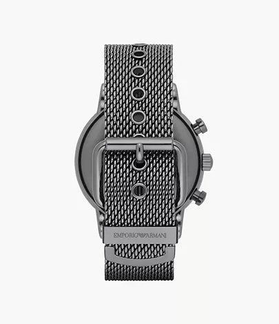 Emporio Armani Men's Chronograph Gunmetal Stainless Steel Watch