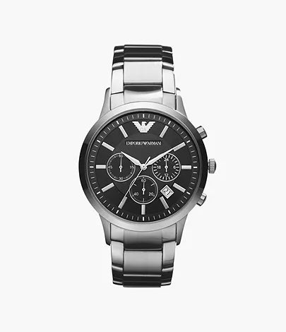 Emporio Armani Men's Chronograph Stainless Steel Watch