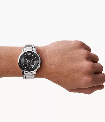 Emporio Armani Men's Chronograph Stainless Steel Watch