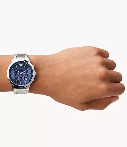 Emporio Armani Men's Chronograph Stainless Steel Watch