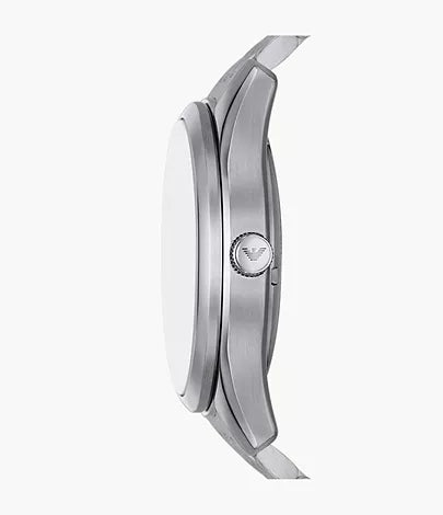 Emporio Armani Automatic Three-Hand Date Stainless Steel Watch