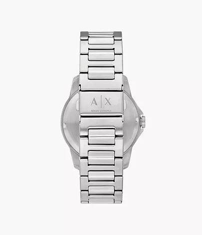 Armani Exchange - Three-Hand Day-Date Stainless Steel Watch