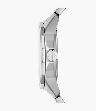 Armani Exchange - Three-Hand Day-Date Stainless Steel Watch