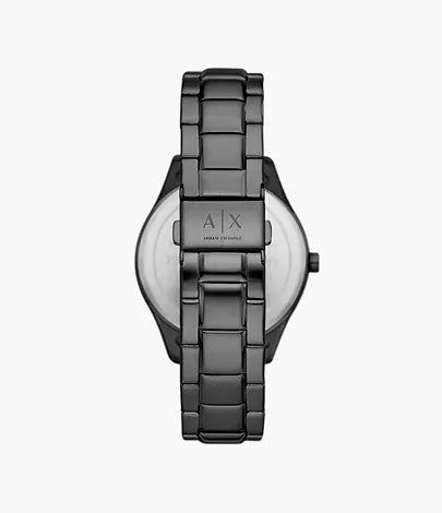Armani Exchange - Armani Exchange Multifunction Black Stainless Steel Watch - Black