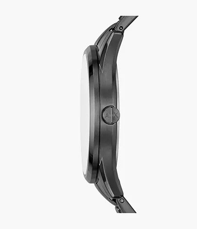 Armani Exchange - Armani Exchange Multifunction Black Stainless Steel Watch - Black