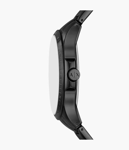 Armani Exchange Multifunction Black Stainless Steel Watch