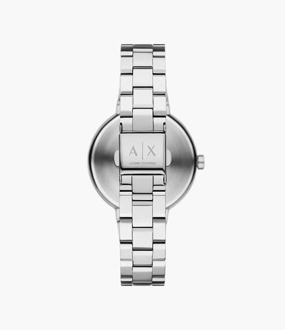 Armani Exchange Two-Hand Stainless Steel Watch - Silver