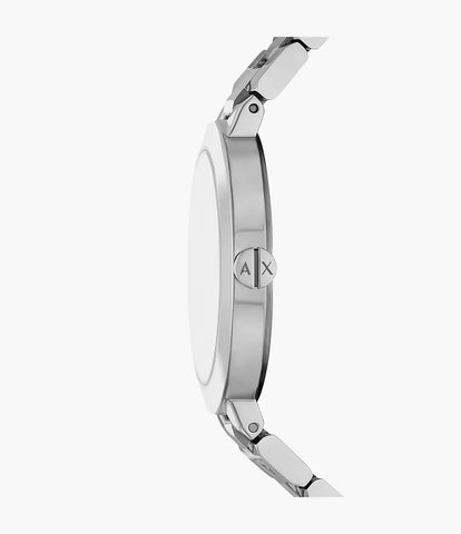 Armani Exchange Two-Hand Stainless Steel Watch - Silver