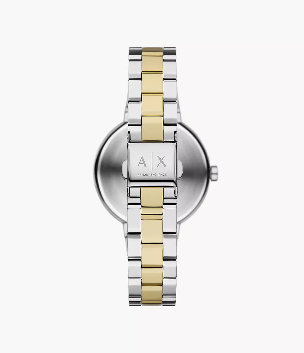 Armani Exchange Two-Hand Two-Tone Stainless Steel Watch