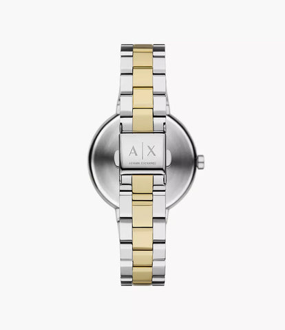 Armani Exchange Two-Hand Two-Tone Stainless Steel Watch