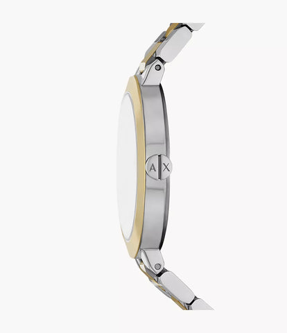 Armani Exchange Two-Hand Two-Tone Stainless Steel Watch