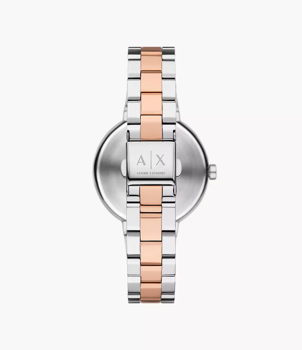Armani Exchange Two-Hand Two-Tone Stainless Steel Watch