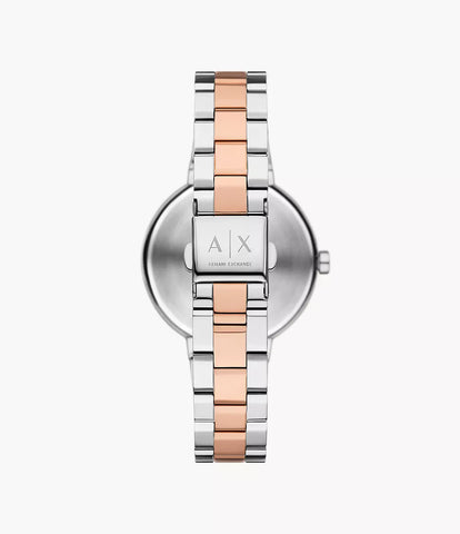 Armani Exchange Two-Hand Two-Tone Stainless Steel Watch
