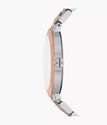 Armani Exchange Two-Hand Two-Tone Stainless Steel Watch