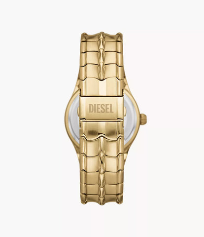 Diesel Vert Three-Hand Date Gold-Tone Stainless Steel Watch
