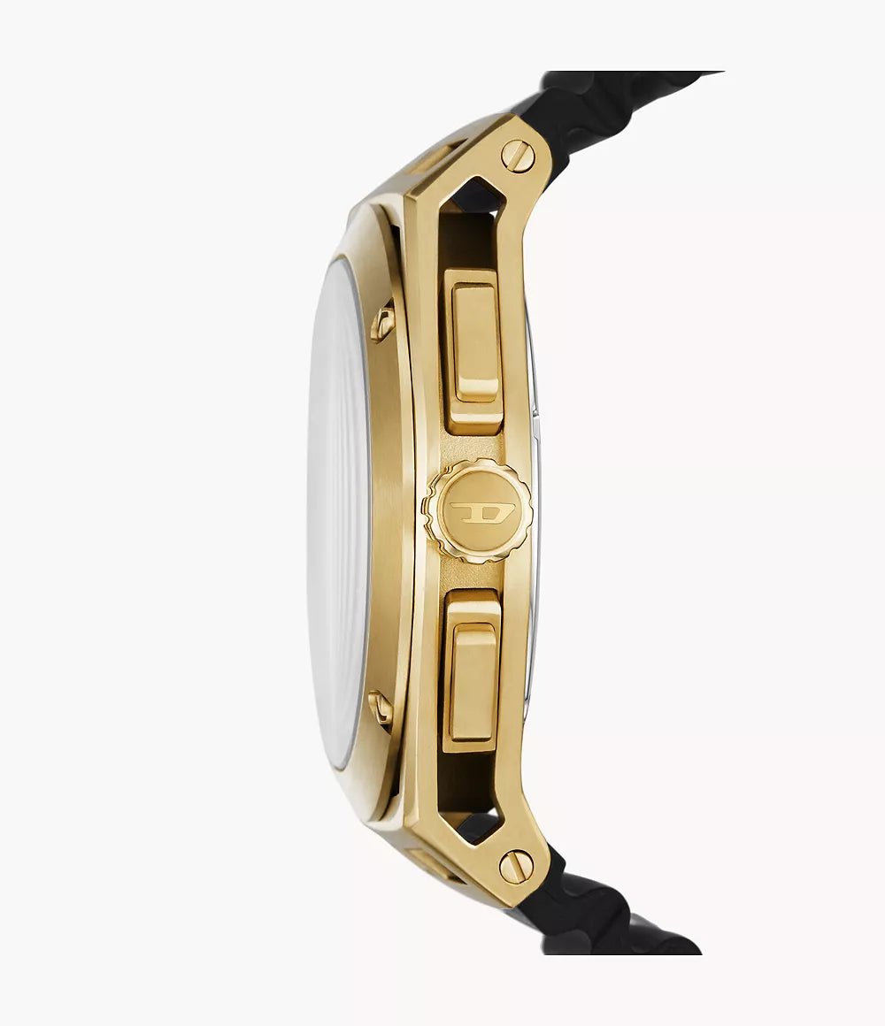 Diesel Timeframe Chronograph Black Silicone Watch