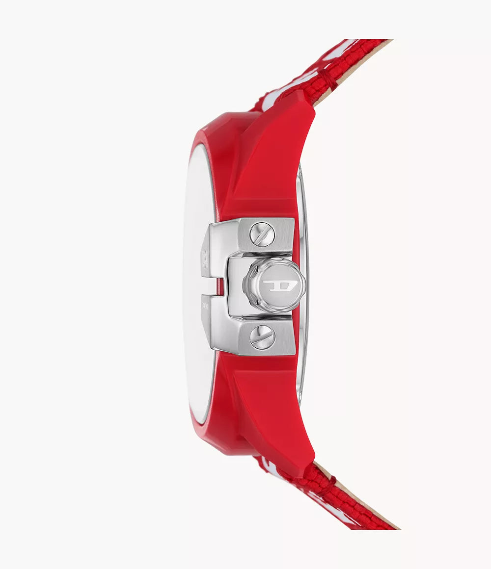 Diesel Baby Chief Three-Hand Solar-Powered Red rPET Watch