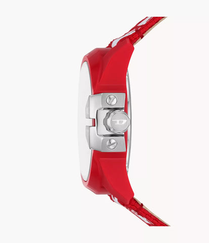 Diesel Baby Chief Three-Hand Solar-Powered Red rPET Watch