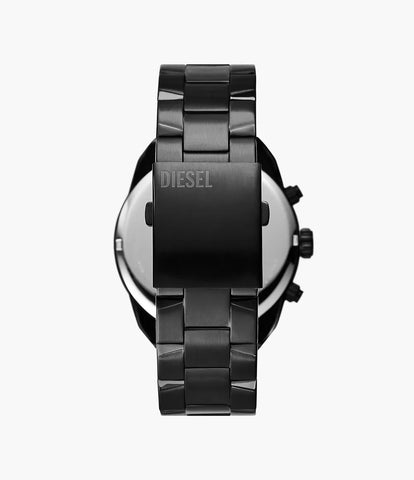 Diesel Spiked Chronograph Black Stainless Steel Watch