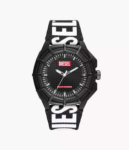 Diesel Framed Solar-Powered Black rPET Watch