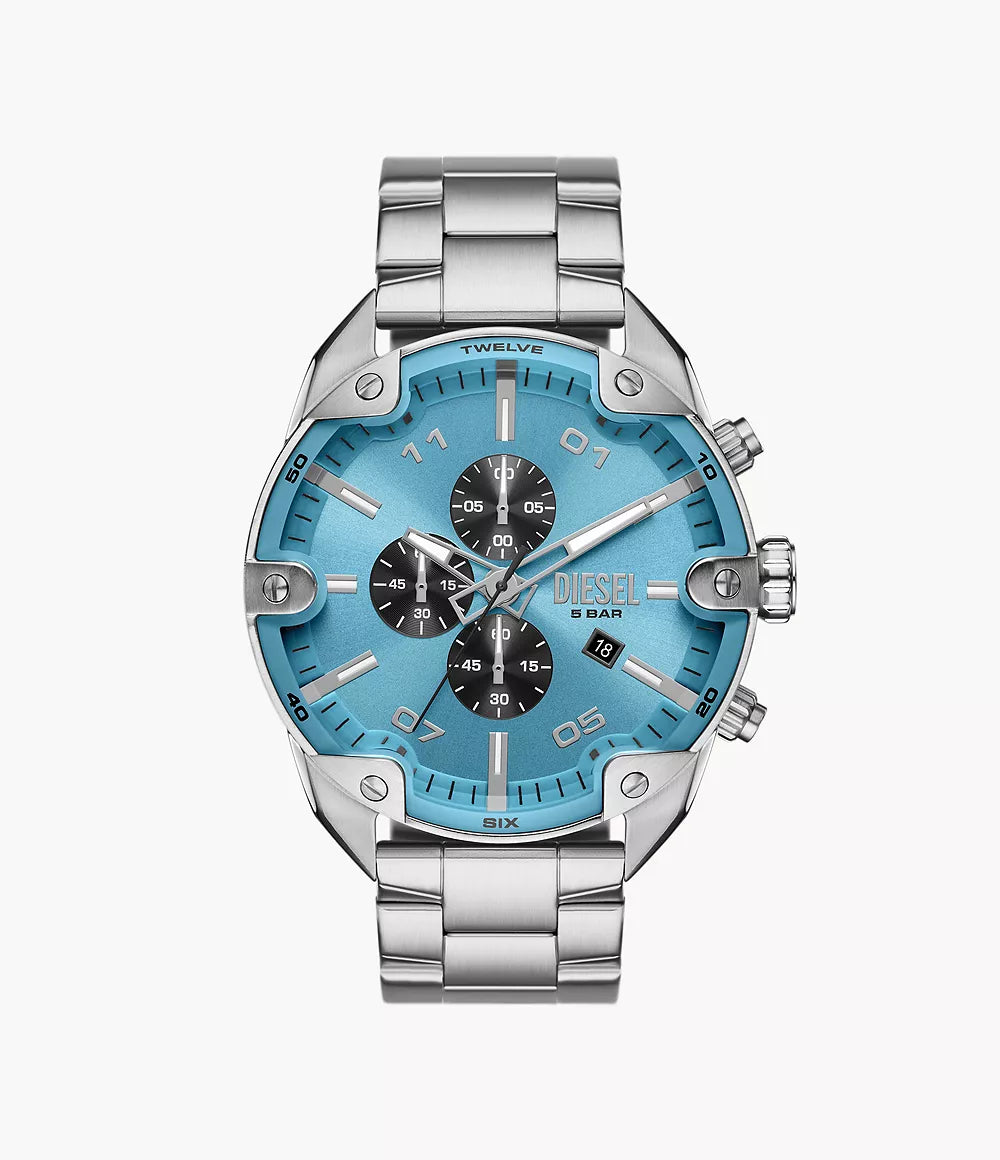 Diesel Spiked Chronograph Stainless Steel Watch