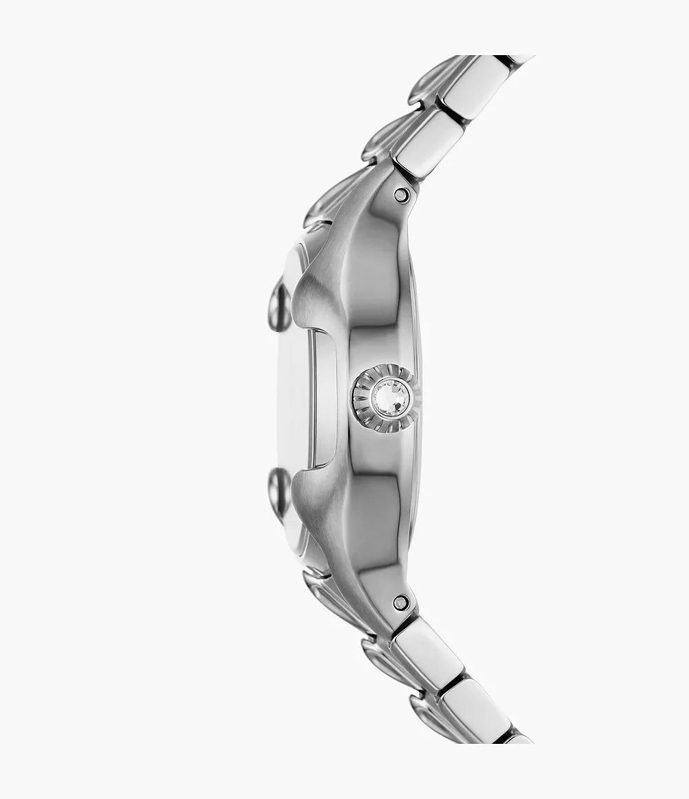Diesel Vert Three-Hand Stainless Steel Watch