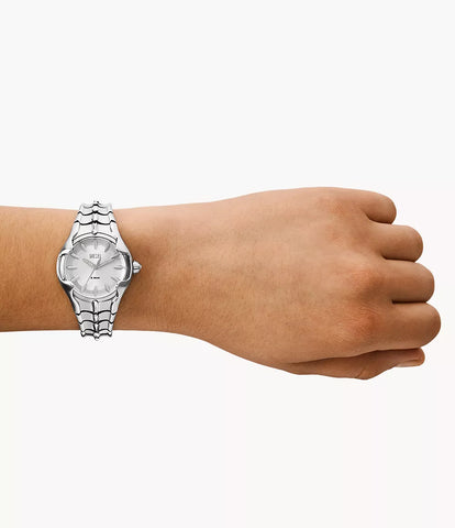 Diesel Vert Three-Hand Stainless Steel Watch