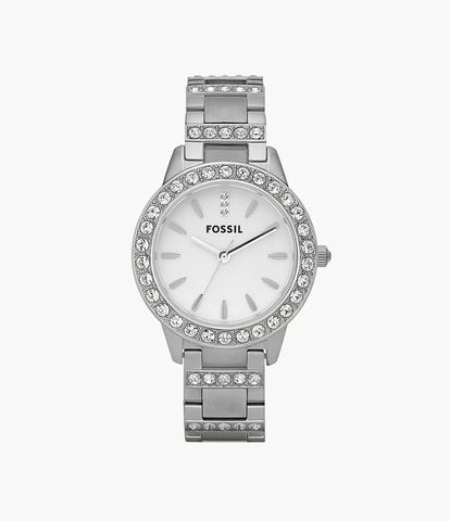 Fossil - Jesse Three-Hand Stainless Steel Women's Watch - Silver